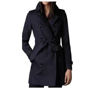 Burberry Navy Trench Coat